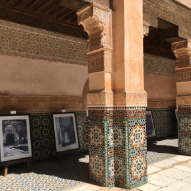 Courtyard of the Ali Ben Youssef Medersa
